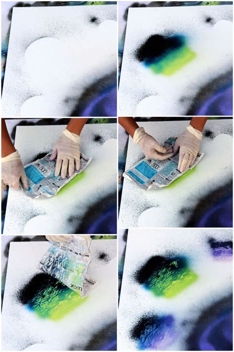 DIY: Spray Paint Art in 5 Minutes - Page 2 of 3 - A Piece Of Rainbow