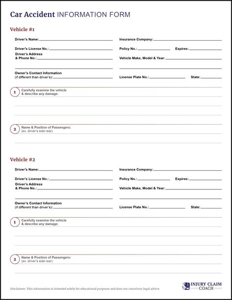 Car Accident Form Fill Out And Sign Printable Pdf