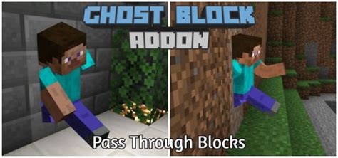 Ghost Block Add-on 1.20+ | Minecraft PE Mods Addons