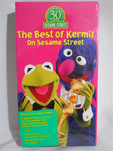 Amazon.co.jp: Sesame Street - The Best of Kermit on Sesame Street [VHS ...