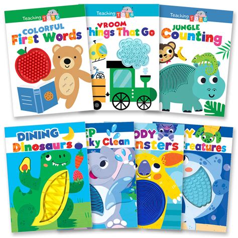 Sensory Silicone Touch and Feel Board Books Collection (Set of 7 ...