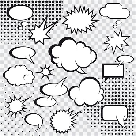 Comic speech bubbles 453136 Vector Art at Vecteezy