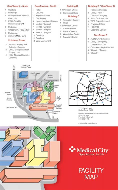 FACILITY MAP - Medical City Dallas Hospital