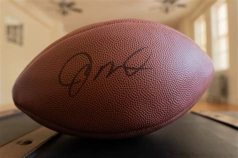 Joe Montana Autographed Football