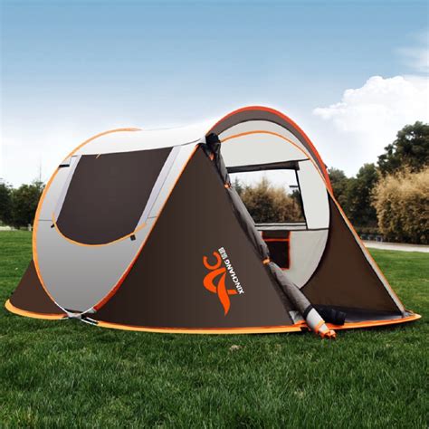 EVEREST 3-4 Person Family Instant Pop Up Tent Outdoor Waterproof ...