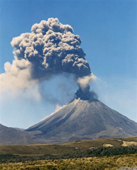 Mount Tongariro is a compound volcano in the Taupo Volcanic Zone of the ...