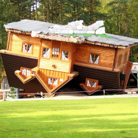 Upside-Down House – Szymbark, Poland - Atlas Obscura