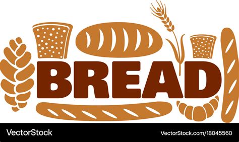 Bread and bakery logo Royalty Free Vector Image