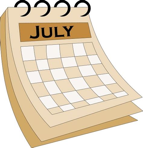 July Calendar Clip Art | Clipart Panda - Free Clipart Images