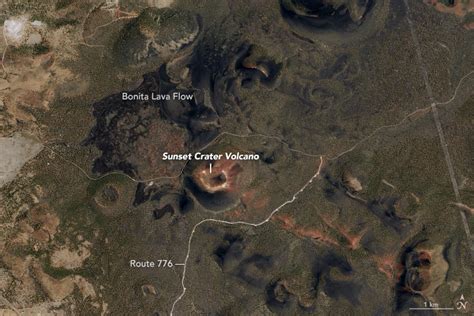 Sunset Crater Volcano National Monument Map