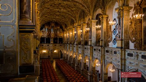 Near Copenhagen. Great Hall in Frederiksborg Castle in Hillerød