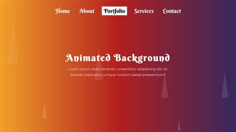 Animated Background with Pure CSS and HTML | No Javascript No Jquery ...