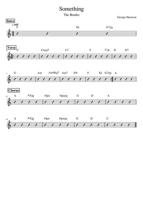 Guitar & Music Theory Lesson: How To Play "Something" by The Beatles ...