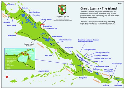 Map Of Exuma Bahamas - Hiking In Map