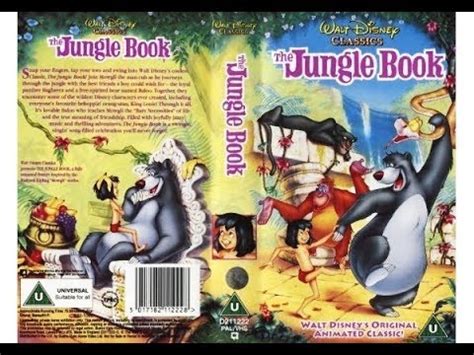 The Jungle Book UK VHS opening and closing (1993) - YouTube