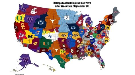 College Football Imperialism Map ... | SEC Rant