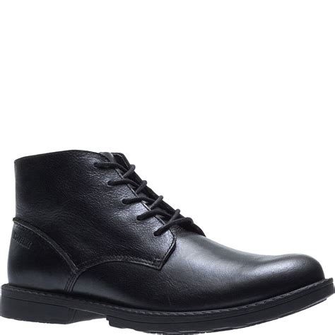 Wolverine Men's Bedford Chukka Work Boots - Black | elliottsboots