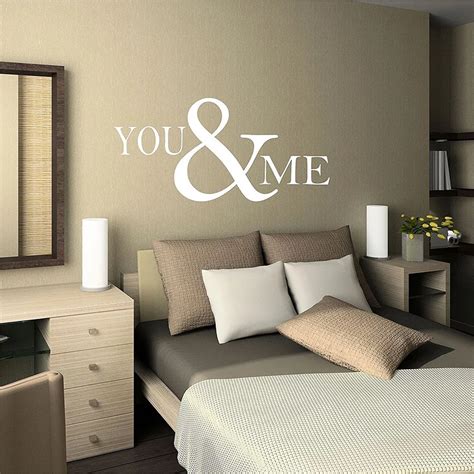 Removable Wall Sticker You&Me Removable Art Vinyl Mural Home living ...