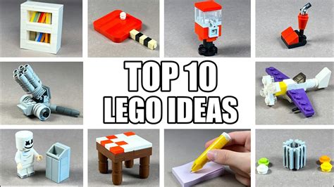 TOP 10 Easy LEGO Building Ideas Anyone Can Make - YouTube