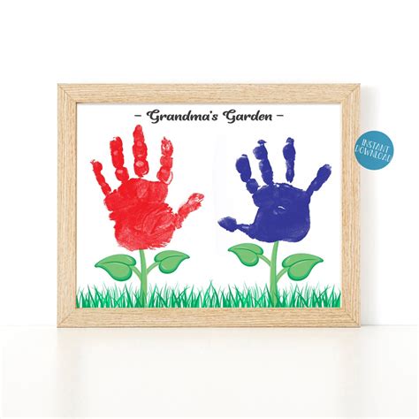 Grandma Gift, Gifts for Grandma From Grandkids, DIY Kid Crafts ...