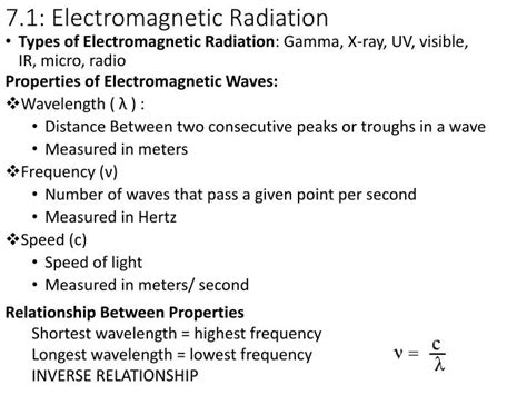 PPT - 7 .1: Electromagnetic Radiation PowerPoint Presentation, free ...