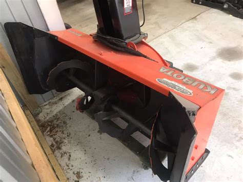 SnowBlower side parts | OrangeTractorTalks - Everything Kubota