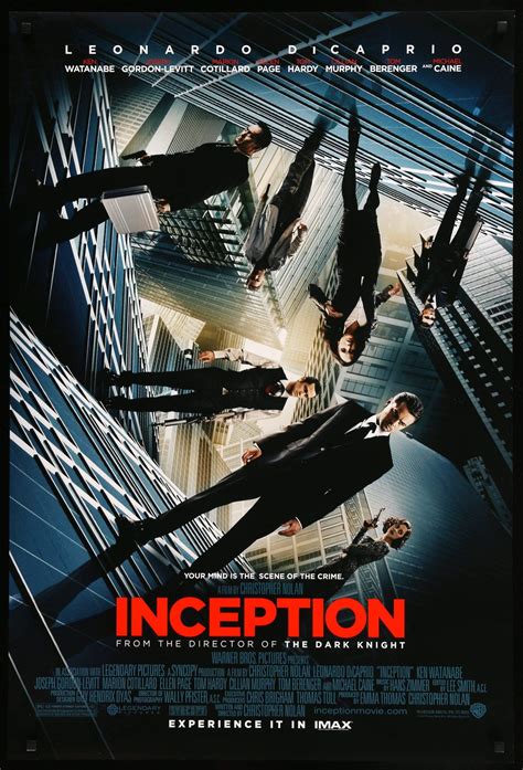 Inception (2010) Original IMAX One-Sheet Movie Poster - Original Film ...