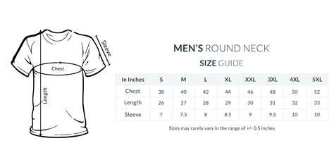 T-Shirt Size Guide/Chart - 9thson