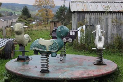 Vintage Mid-Century Playground Merry -Go-Round Spring Ride « Obnoxious ...