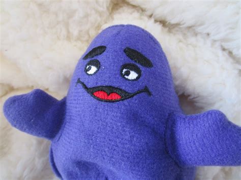 Vintage Grimace Plush from Mcdonalds Hard to find 7 Tall | Etsy