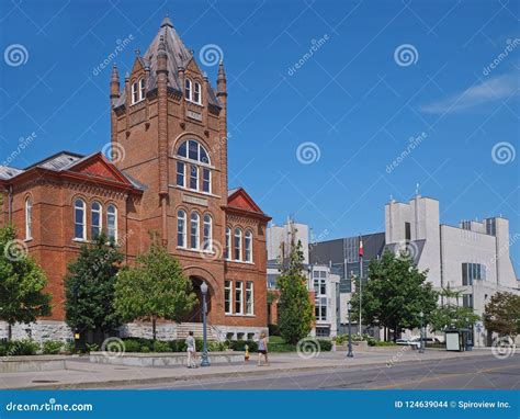 Queen`s University campus editorial stock image. Image of architecture ...