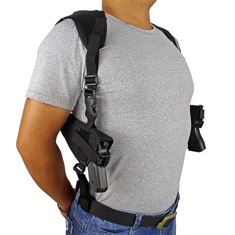 Tactical Double Draw Shoulder Holster Concealed Every Day Carry Dual ...