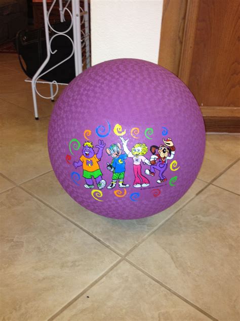 Chuck e. Cheese big purple ball | Preschool toys, Chuck e cheese ...