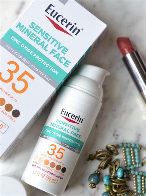 Amazing & Affordable! Eucerin Sensitive Mineral Tinted Sunscreen