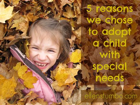 Five reasons we chose to adopt a child with special needs - Ellen ...