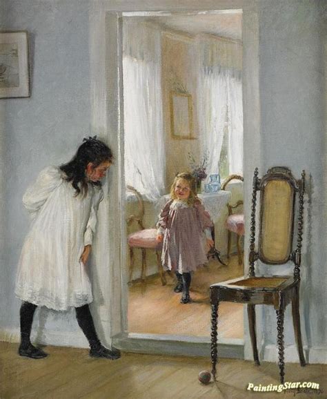 Hide And Seek Artwork By Fanny Brate Oil Painting & Art Prints On ...