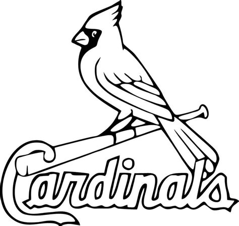 St Louis Cardinals Printable Coloring Pages | Paul Smith