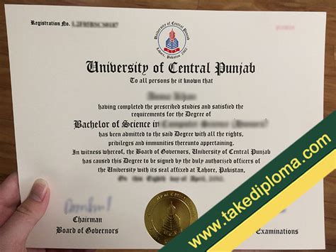 University of Central Punjab fake certificate - Buy Fake Diploma, Buy ...