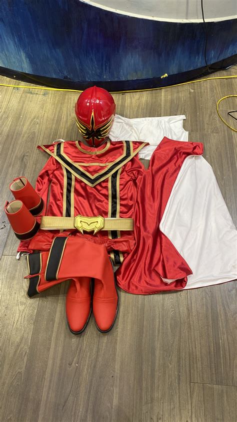 Power Ranger Mystic Force Red Cosplay Costume – Transform Studio