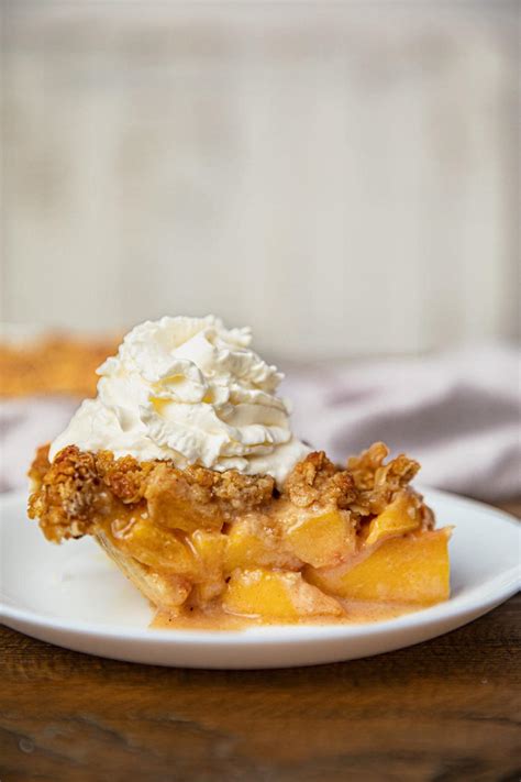 Peach Crumb Pie | TheBestDessertRecipes.com