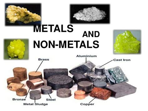 LEARNING TOOLS: METALS AND NON-METALS