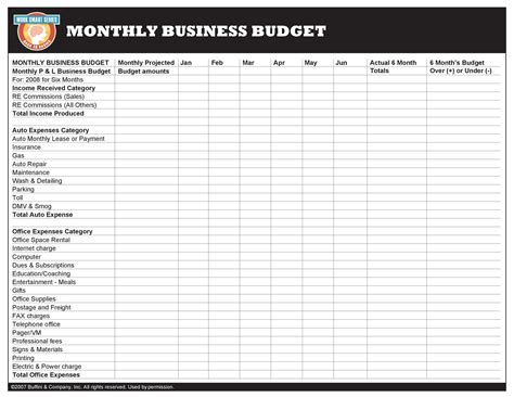 37 Handy Business Budget Templates (Excel, Google Sheets) ᐅ TemplateLab