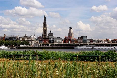 Free photo: Antwerp, Belgium, Skyline, Benches - Free Image on Pixabay ...