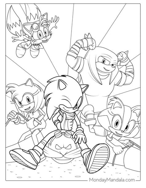 Sonic And Friends Coloring Pages