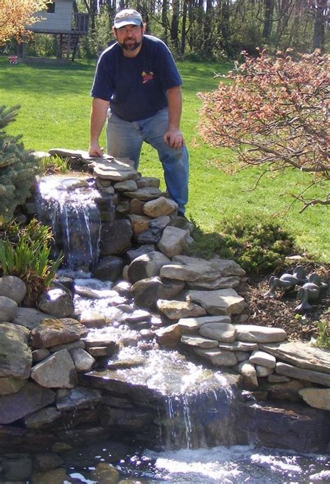 Cool 41 Awesome Small Waterfall Pond Landscaping Ideas Backyard. More ...