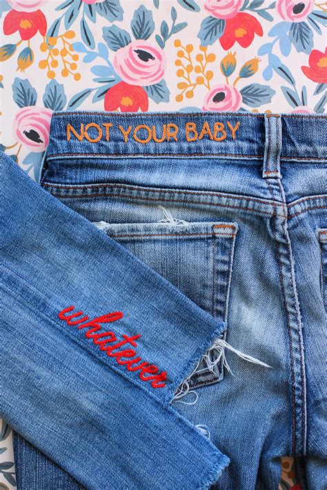 Spitze mehr als 72 embroidered jeans diy am besten - jtcvietnam.edu.vn