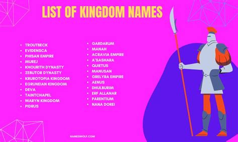 550+ Kingdom Names That Are Insanely Beautiful and Mysterious