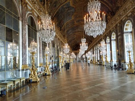 Hall of mirrors at Versailles, France. [OC] : r/travel