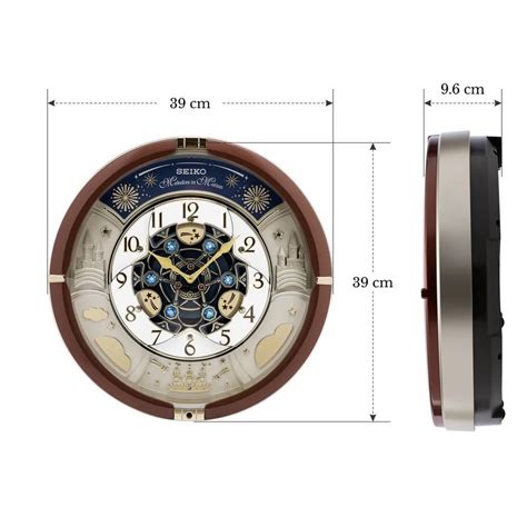 Festival Seiko QXM378B Wall Clock, Size: 39X39X9.6cm at Rs 21000/piece ...