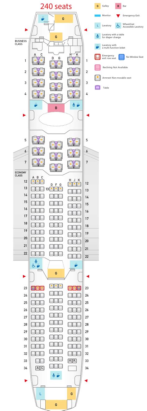 Boeing 787 9 Dreamliner Seat Map